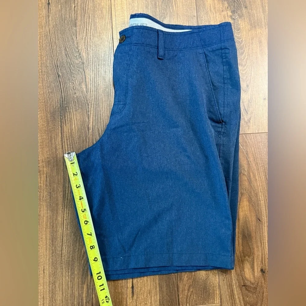 Under Armour Men's Heatgear Performance Golf Shorts Navy Blue Size 40